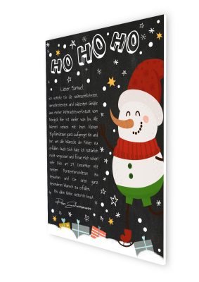 Brief Vom Weihnachtsmann Vorlage Post Zum Ausdrucken Personalisierbar Meilensteintafel Chalkboard Weihnachtsschneemann 3d2