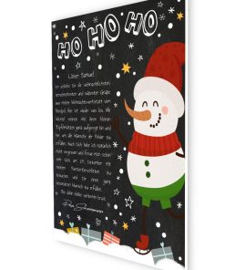 Brief Vom Weihnachtsmann Vorlage Post Zum Ausdrucken Personalisierbar Meilensteintafel Chalkboard Weihnachtsschneemann 3d2
