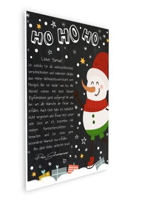 Brief Vom Weihnachtsmann Vorlage Post Zum Ausdrucken Personalisierbar Meilensteintafel Chalkboard Weihnachtsschneemann 3d3