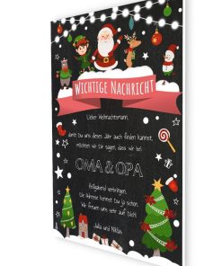 Personalisierter Brief An Den Weihnachtsmann Wegweiser Post Vorlage Zum Ausdrucken Chalkboard Meilensteintafel Xmas 3d2