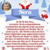 Brief Vom Weihnachtsmann Vorlage Post Zum Ausdrucken Personalisiert Meilensteintafel Chalkboard Diy Weihnachten No.2 Hell