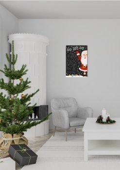 Brief Vom Weihnachtsmann Vorlage Post Zum Ausdrucken Personalisierbar Meilensteintafel Chalkboard Weihnachtsmann 3d1