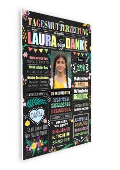 Meilensteintafel Geschenk Tagesmutter Abschied Personalisiert Tagesvater Chalkboard Danke8