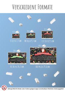 Brief Vom Weihnachtsmann Bausteine Chalk Bricks Puzzle Personalisiert Post Kinder Weihnachten Geschenk 6
