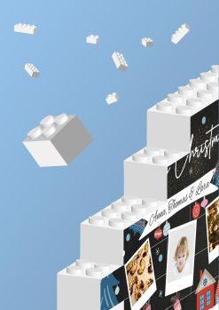 Chalk Bricks Bausteine Puzzle Foto Geschenk Personalisiert Meilensteintafel Chalkboard Weihnachten 5