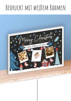 Chalk Bricks Bausteine Puzzle Foto Geschenk Personalisiert Meilensteintafel Chalkboard Weihnachten2
