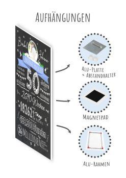 Meilensteintafel Chalkboard Geschenk 50. Hochzeitstag Goldene Hochzeit Personalisiert Retro Eleganz Foto 110