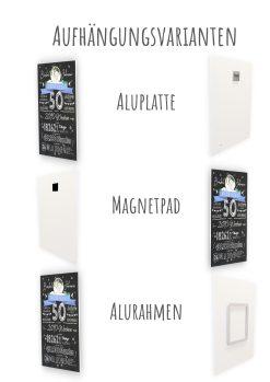 Meilensteintafel Chalkboard Geschenk 50. Hochzeitstag Goldene Hochzeit Personalisiert Retro Eleganz Foto 114