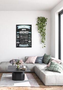 Meilensteintafel Geschenk Zum Abschied Kollegen Personalisiert Arbeitskollegen Chalkboard01 (1)