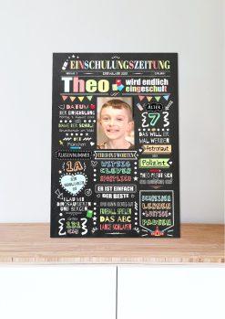 Geschenke Zur Einschulung Personalisiert Meilensteintafel Mädchen Junge Schulanfang Einschulungsposter Einschulungszeitung05