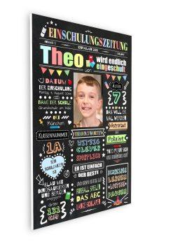 Geschenke Zur Einschulung Personalisiert Meilensteintafel Mädchen Junge Schulanfang Einschulungsposter Einschulungszeitung07