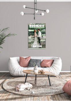 Hochzeitszeitung Geschenk Hochzeit Magazin Zeitschrift Personalisiert Wedding No 11