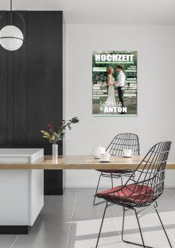 Hochzeitszeitung Geschenk Hochzeit Magazin Zeitschrift Personalisiert Wedding No 12