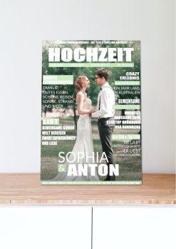 Hochzeitszeitung Geschenk Hochzeit Magazin Zeitschrift Personalisiert Wedding No 14