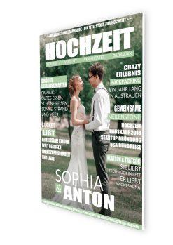 Hochzeitszeitung Geschenk Hochzeit Magazin Zeitschrift Personalisiert Wedding No 15