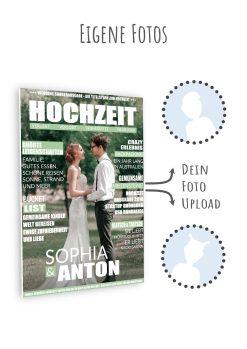 Hochzeitszeitung Geschenk Hochzeit Magazin Zeitschrift Personalisiert Wedding No 19