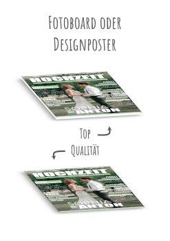 Hochzeitszeitung Geschenk Hochzeit Zeitschrift Magazin Personalisiert Wedding No 12