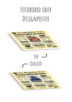 Meilensteintafel Geburtstagszeitung 20. 30. 40. 50. 60. 70. 80. Geburtstag Geschenk Zeitung Chalkboard Personalisiert Zeitmaschine 3d Frau Mann2