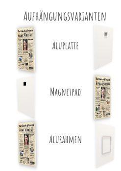 Meilensteintafel Geburtstagszeitung Geschenk 50. Geburtstag Klatsch Und Tratsch Jahrgangsposter Foto Personalisiert Frau Mann3