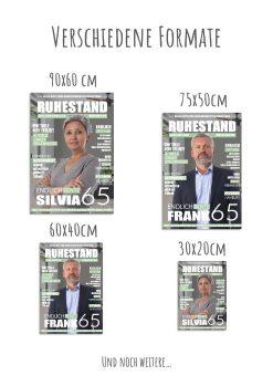 Meilensteintafel Ruhestand Geschenk Rente Zeitung Zeitschrift Abschiedsgeschenk Kollege Magazin Frau Mann No 11