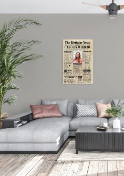 Meilensteintafel Geburtstags Zeitung 30. Geburtstag 1993 Geschenk Jahrgangsposter Magazin Personalisiert Frau Mann01