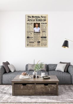 Meilensteintafel Geburtstags Zeitung 30. Geburtstag 1993 Geschenk Jahrgangsposter Magazin Personalisiert Frau Mann03