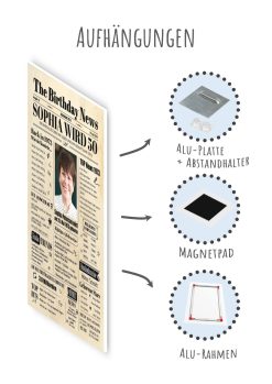 Meilensteintafel Geburtstags Zeitung 50. Geburtstag 1973 Geschenk Jahrgangsposter Magazin Personalisiert Frau Mann10