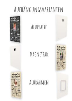Meilensteintafel Geburtstags Zeitung 60. Geburtstag 1963 Geschenk Jahrgangsposter Magazin Personalisiert Mann Frau3