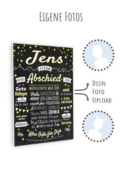 Meilensteintafel Geschenk Zum Abschied Arbeitskollegen Personalisiert Kollegen Gold Chalkboard Chalk 009