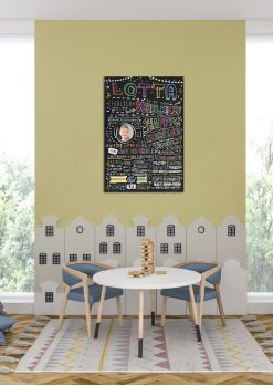 Meilensteintafel Einschulung Geschenk Personalisiert Einschulungsposter Schulanfang Chalkboard Mädchen Junge Bunte Schulzeit 104