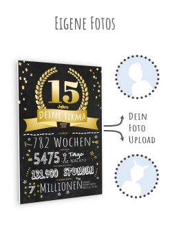 Meilensteintafel Chalkboard 1. 2. 3. 4. 5. 10. 15. 20. 25. 30. 40. 50. Firmenjubiläum Betriebsjubiläum Jubiläum Geschenk Personalisiert09