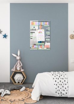 Meilensteintafel Geschenk Zur Einschulung Einschulungsposter Schulanfang Personalisiert Magazin Zeitschrift Junge Mädchen01