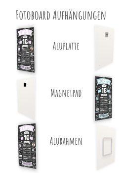 Meilensteintafel Chalkboard Geschenk 16. Geburtstag Personalisiert Geburtstagsposter Teenager Mädchen Junge Retro Classic13