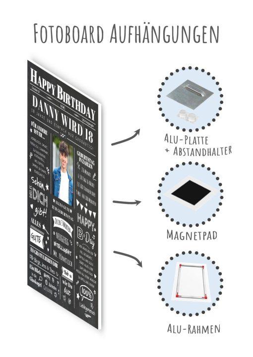 Meilensteintafel Chalkboard Geschenk 18. Geburtstag Zeitung Geburtstagsposter Jahrgangsposter Personalisiert Frau Mann Happy Birthday09