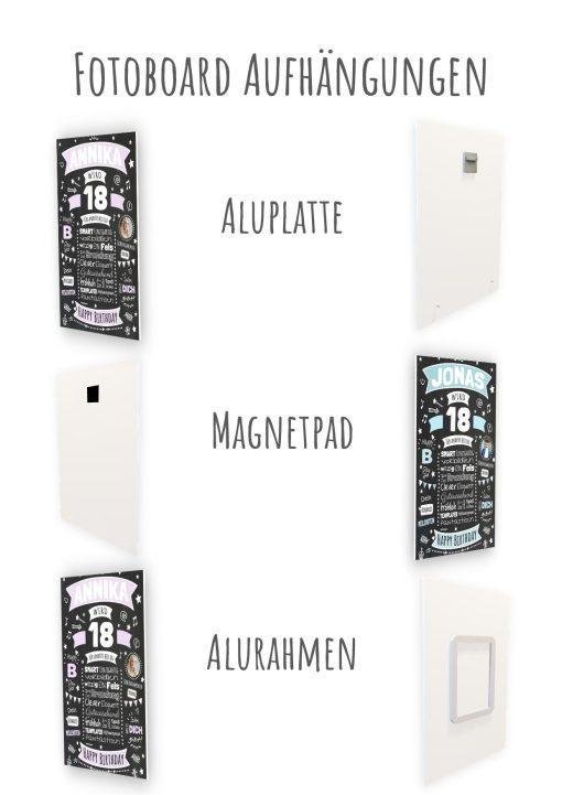 Meilensteintafel Chalkboard Geschenk 18. Geburtstag Personalisiert Geburtstagsposter Frau Mann Retro Classic14