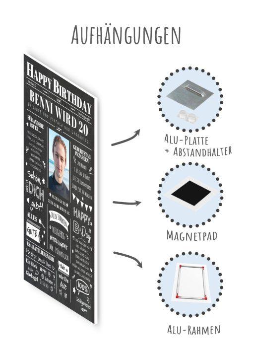 Meilensteintafel Chalkboard Geschenk 20. Geburtstag Zeitung Geburtstagsposter Jahrgangsposter Personalisiert Frau Mann Happy Birthday (10)