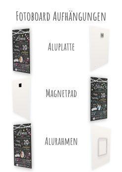 Meilensteintafel Chalkboard Geschenk 20. Geburtstag Personalisiert Geburtstagstafel Frau Mann Chalk O Classic (14)