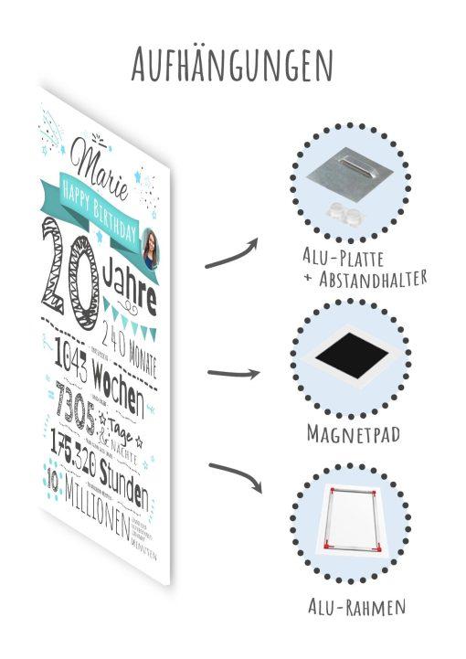 Meilensteintafel Chalkboard Geschenk 20. Geburtstag Personalisiert Mann Frau Geburtstagstafel Zahlenspaß10