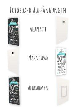 Meilensteintafel Chalkboard Geschenk 20. Geburtstag Personalisiert Mann Frau Geburtstagstafel Zahlenspaß14