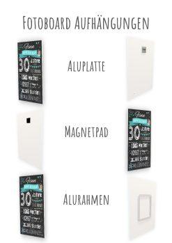 Meilensteintafel Chalkboard Geschenk 30. Geburtstag Personalisiert Mann Frau Geburtstagstafel Zahlenspaß14