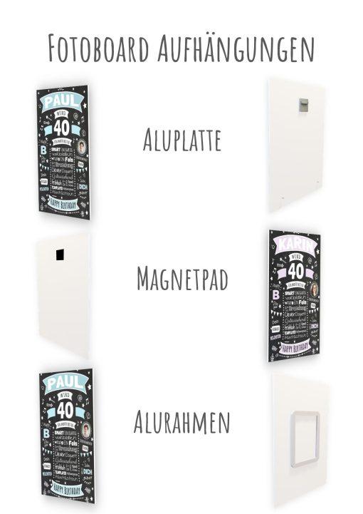 Meilensteintafel Chalkboard Geschenk 40. Geburtstag Personalisiert Geburtstagsposter Frau Mann Retro Classic14