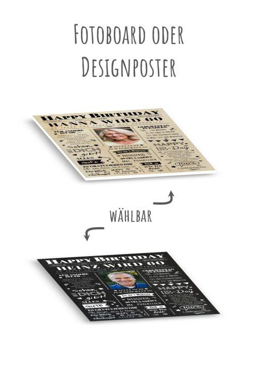 Meilensteintafel Chalkboard Geschenk 60. Geburtstag Zeitung Geburtstagsposter Jahrgangsposter Personalisiert Frau Mann Happy Birthday (13)