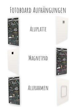 Meilensteintafel Chalkboard Geschenk 60. Geburtstag Personalisiert Geburtstagstafel Frau Mann Chalk O Classic (14)