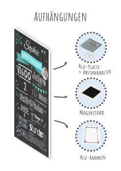 Meilensteintafel Chalkboard Geschenk Geburtstag Mathe Formeln Mathematiker Geburtstagstafel10