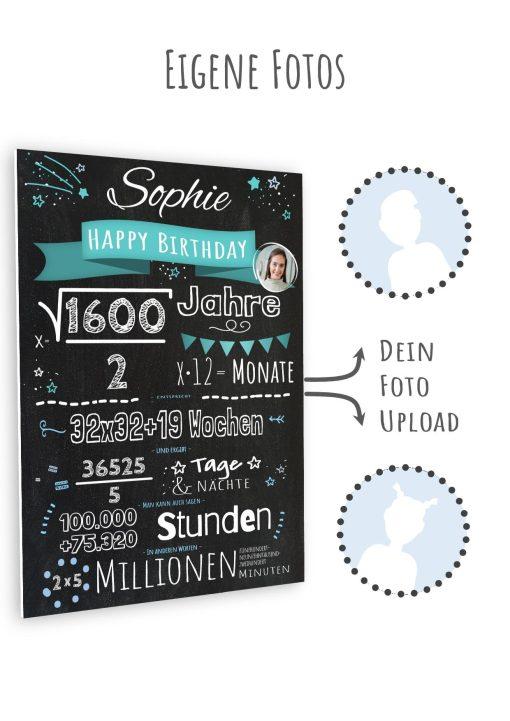 Meilensteintafel Chalkboard Geschenk Geburtstag Mathe Formeln Mathematiker Geburtstagstafel11
