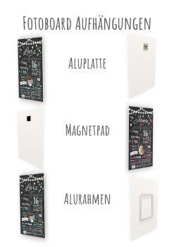 Meilensteintafel Chalkboard Geschenk 16. Geburtstag Personalisiert Geburtstagstafel Junge Mädchen Chalk O Classic13