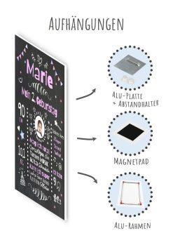 Meilensteintafel Chalkboard Geschenk 2. Geburtstag Personalisiert Geburtstagstafel Mädchen Junge 15