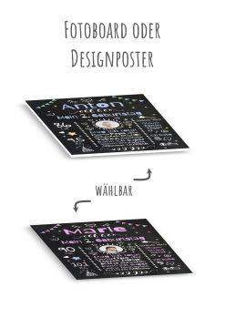 Meilensteintafel Chalkboard Geschenk 2. Geburtstag Personalisiert Geburtstagstafel Mädchen Junge 18