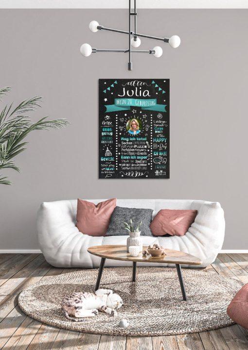 Meilensteintafel Chalkboard Geschenk 20. Geburtstag Personalisiert Witzig Geburtstagstafel Mann Frau Große Kinder04