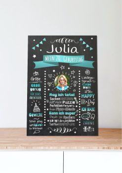 Meilensteintafel Chalkboard Geschenk 20. Geburtstag Personalisiert Witzig Geburtstagstafel Mann Frau Große Kinder06